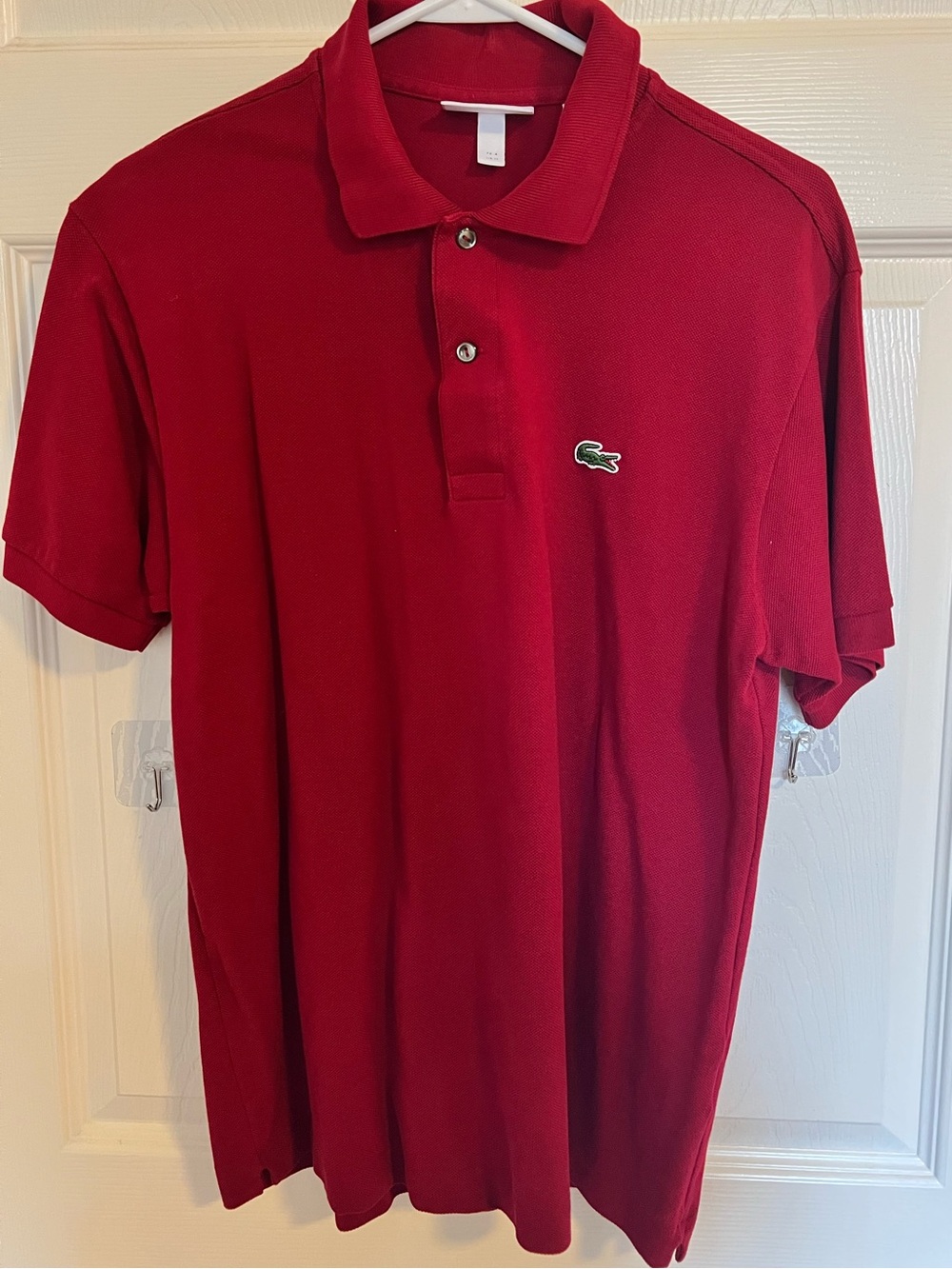 Lacoste Men’s Classic Fit Red Polo